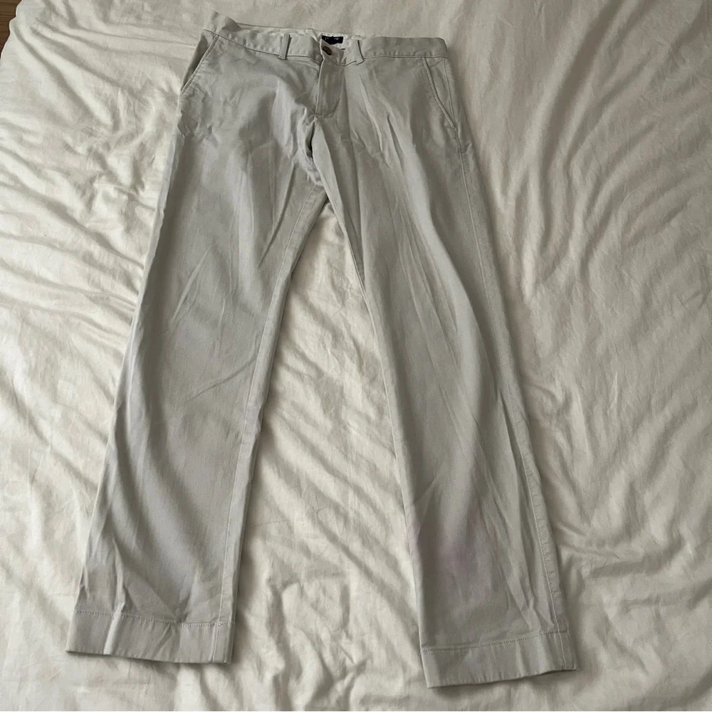 J.Crew Men’s Gray Chinos Size: 32x32 - Picture 1 of 4